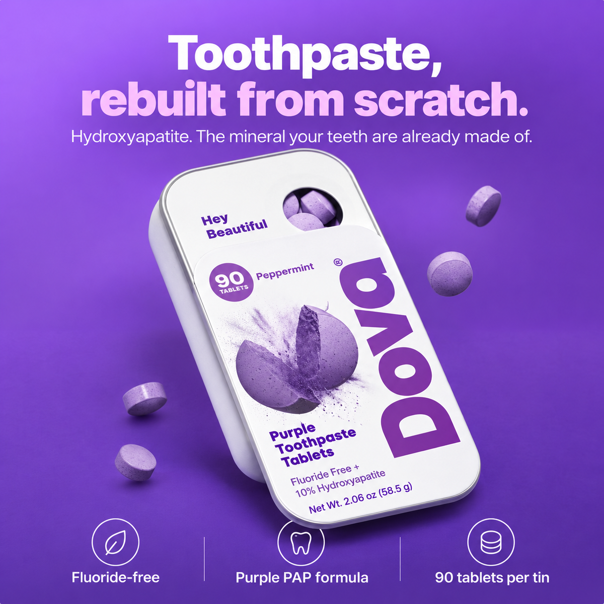 Purple Whitening Tablets