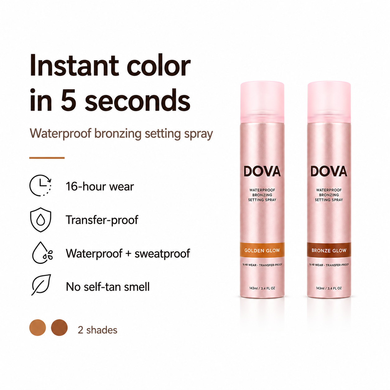 Dova Bronzing Setting Spray